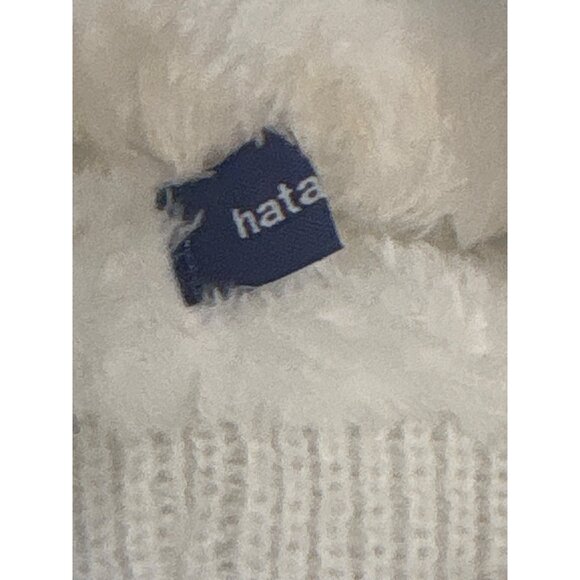 Hat Attack Fair Isle Beanie in Ivory Pink New Womens Winter Hat